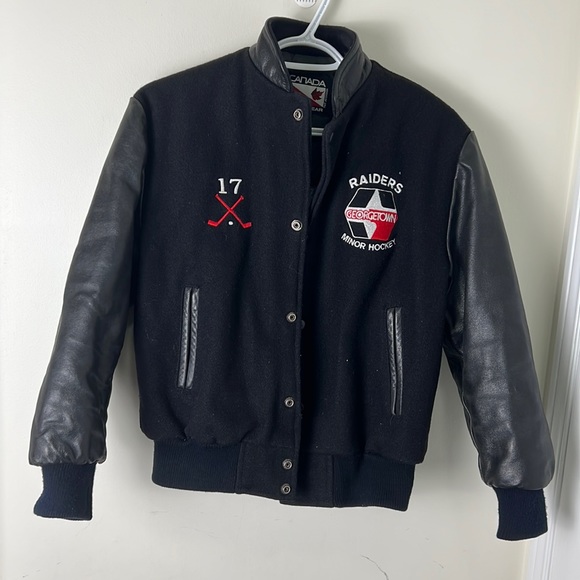 Canada Sports Wear Raiders Minor Hockey Jacket Size Youth XL - Picture 2 of 10
